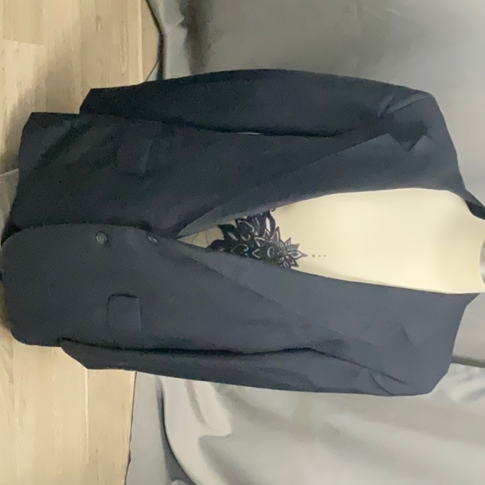 Blue Pin Striped Blazer Jacket
